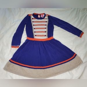 Mini Boden Soldier Nutcracker Sweater Dress sz 6-7y